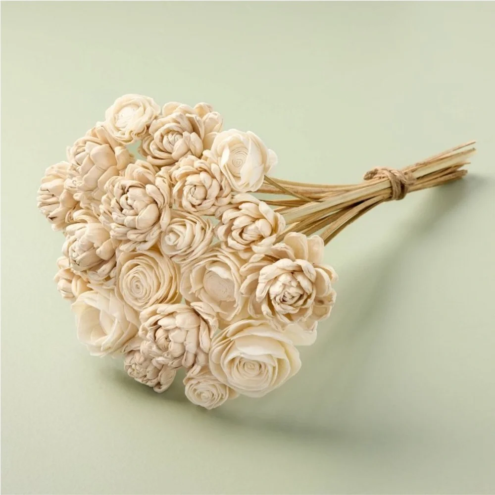 Curled Wood Flower Stem Bundle - Hearth & Hand™ with Magnolia